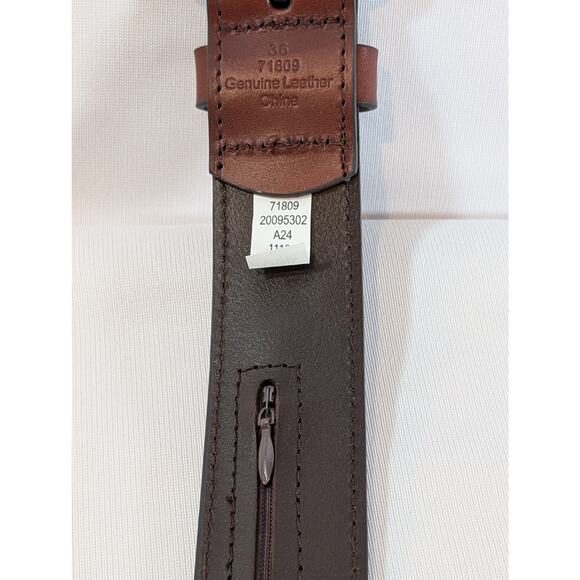 NWT Duluth Trading Co Men's Smuggler's Belt in Brown size 3655 - Picture 5 of 5